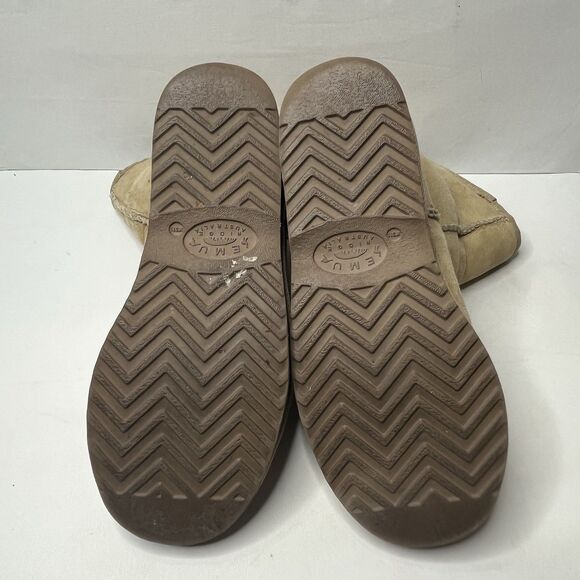 Emu Ridge Australia Suede Wool Lined Pull On Boots Mens Size 11 Women’s 12 - Picture 10 of 13